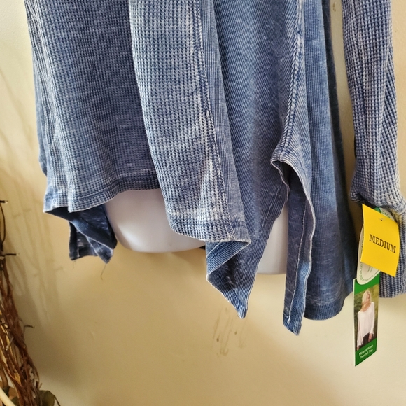 Green Tea Lightweight Long Sleeve Thermal Tunic Medium - Picture 3 of 13